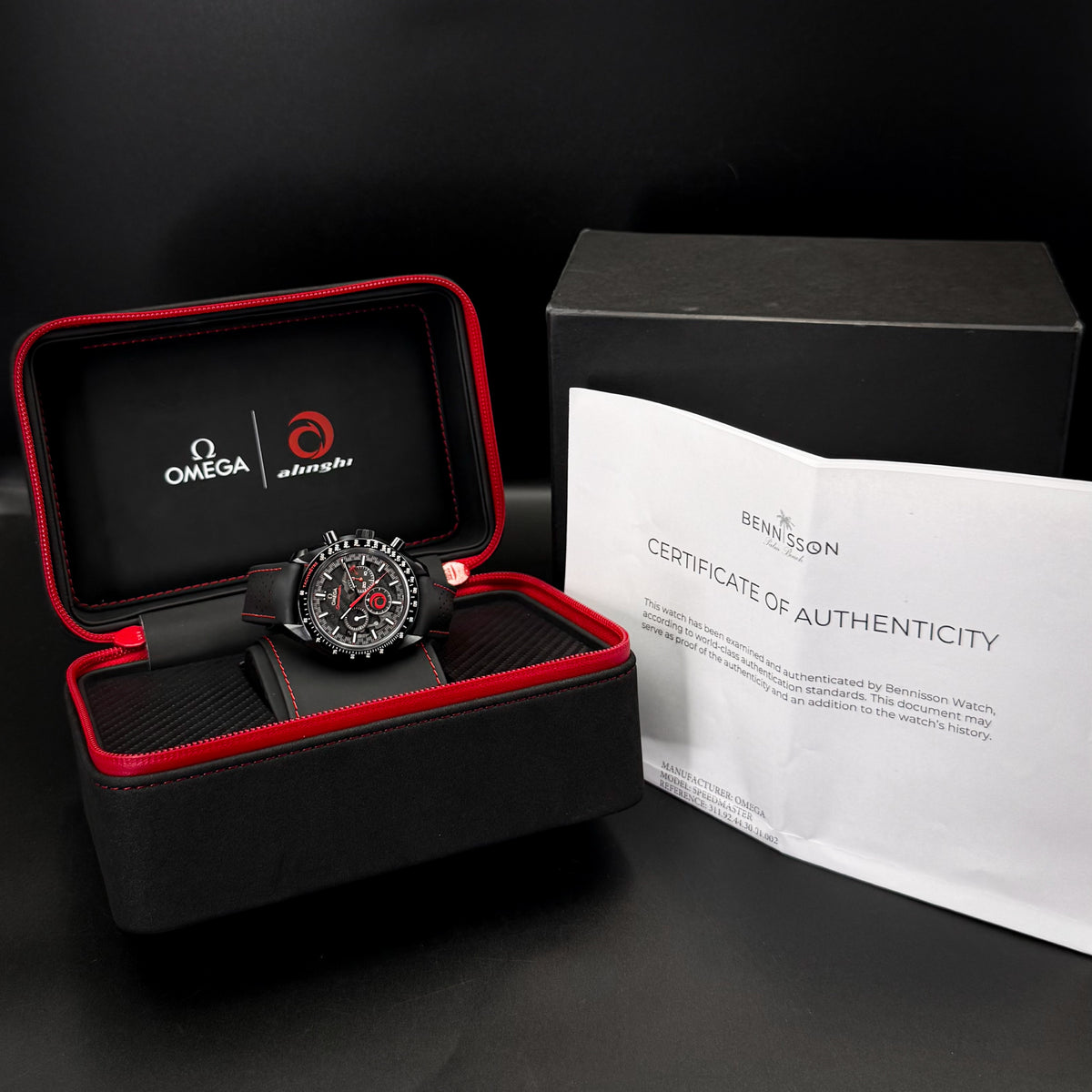 Omega Speedmaster Dark Side Of The Moon 'Alinghi' 311.92.44.30.01.002