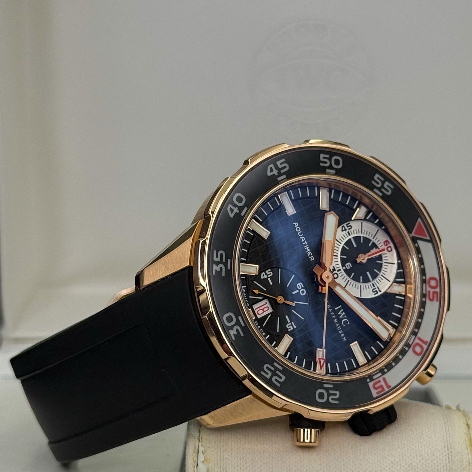 IWC Aquatimer IW376903 Flyback Chronograph 44mm 18K Rose Gold Box Papers - Image 4