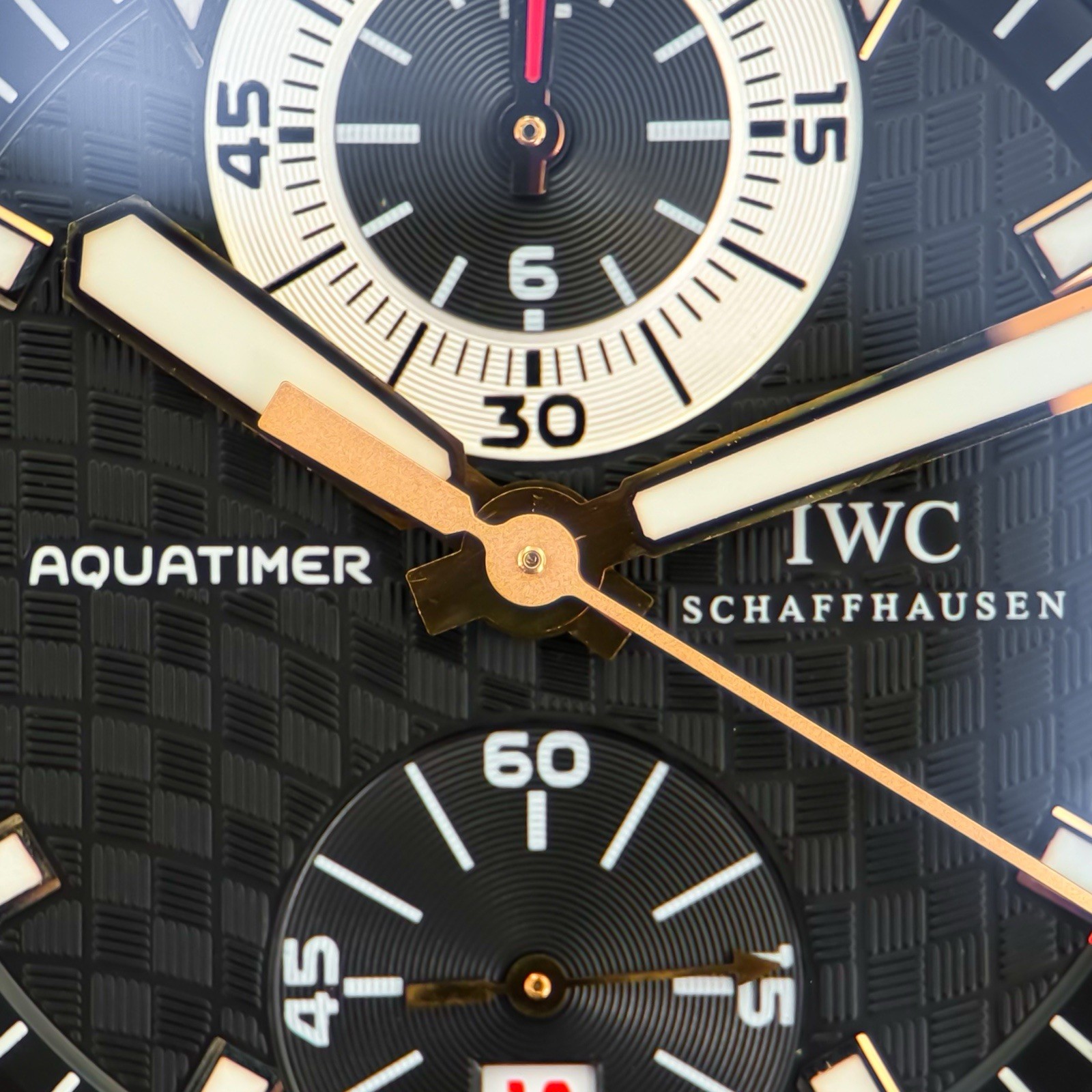 IWC Aquatimer IW376903 Flyback Chronograph 44mm 18K Rose Gold Box Papers - Image 8