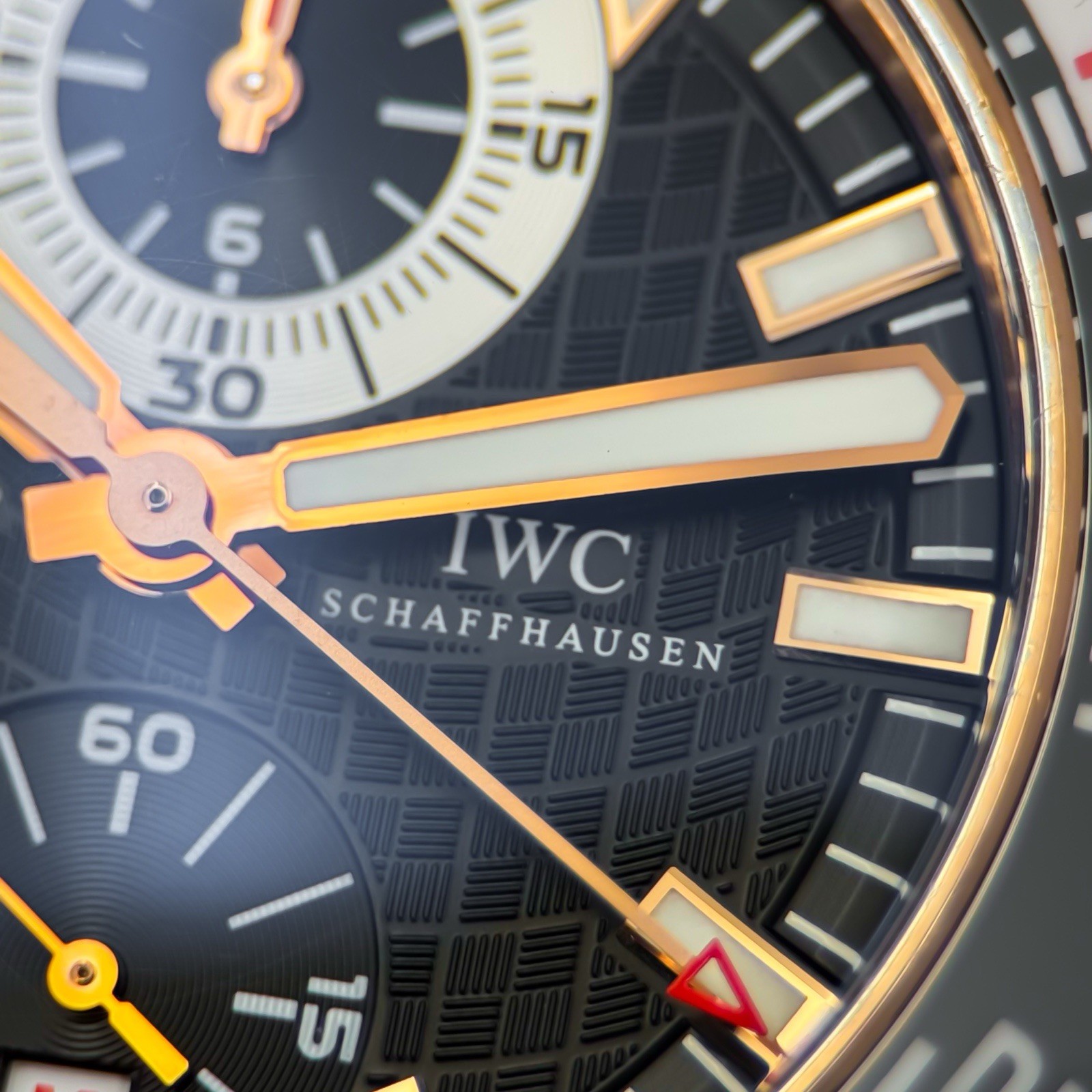 IWC Aquatimer IW376903 Flyback Chronograph 44mm 18K Rose Gold Box Papers - Image 10