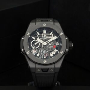 Hublot Big Bang Meca-10 Black Magic Ceramic 45 Mens Manual Watch 414.CI.1123.RX