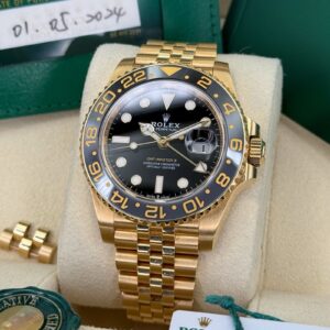 ROLEX GMT Master II “Gold Bruce Wayne” Yellow Gold Jubilee 126718GRNR - 2024