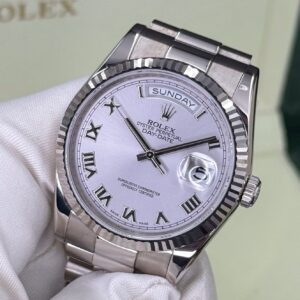 Rolex Day-Date 36 White Gold 118239 Silver Dial President Bracelet