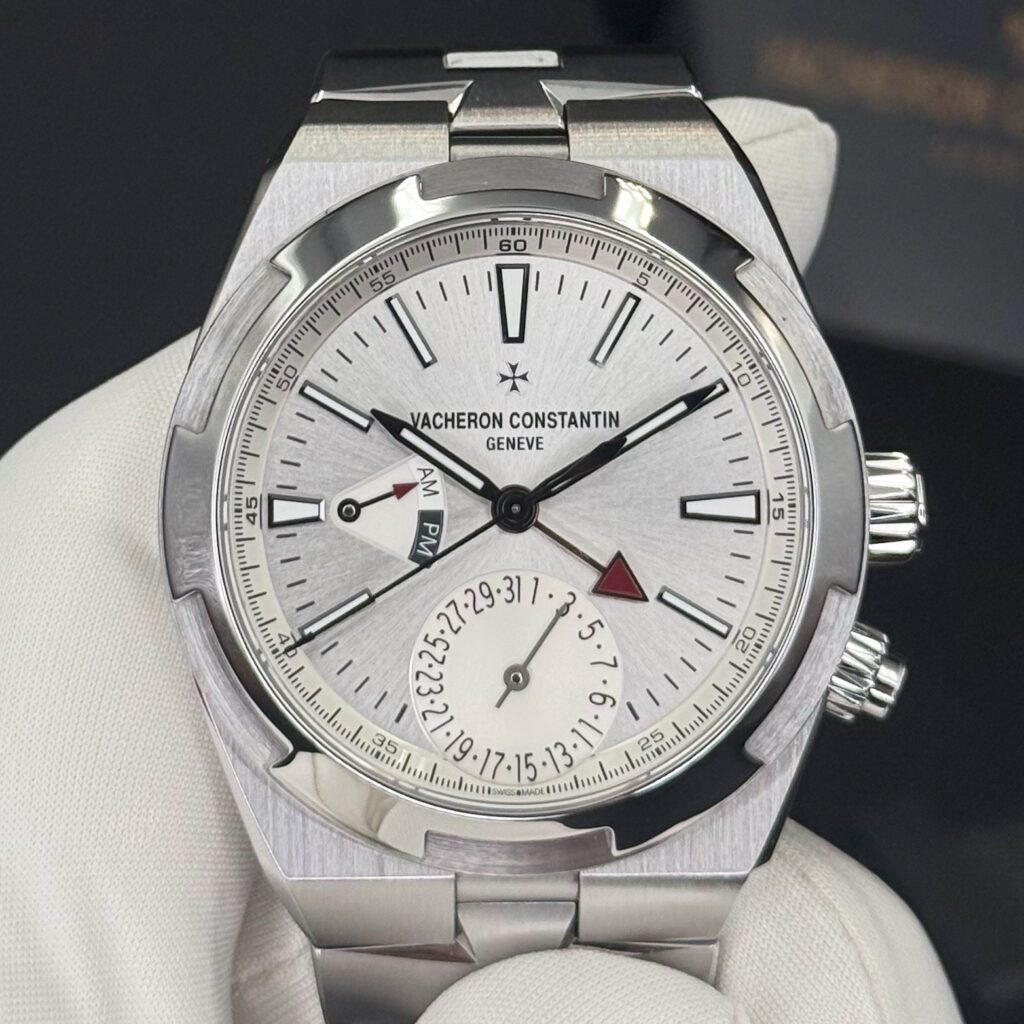 Vacheron Constantin Overseas Dual Time Silver Dial Watch - 7900V/110A-B333