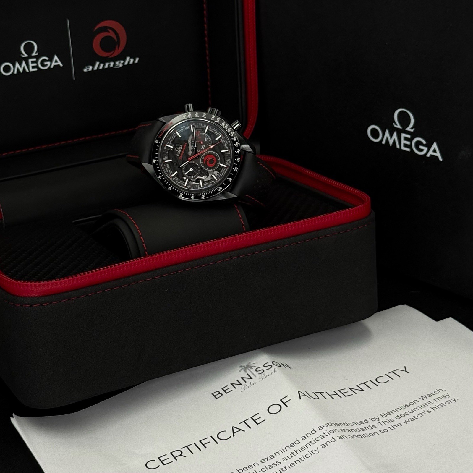 OMEGA Speedmaster Dark Side Of The Moon “Alinghi” Racing 311.92.44.30.01.002 - Image 3