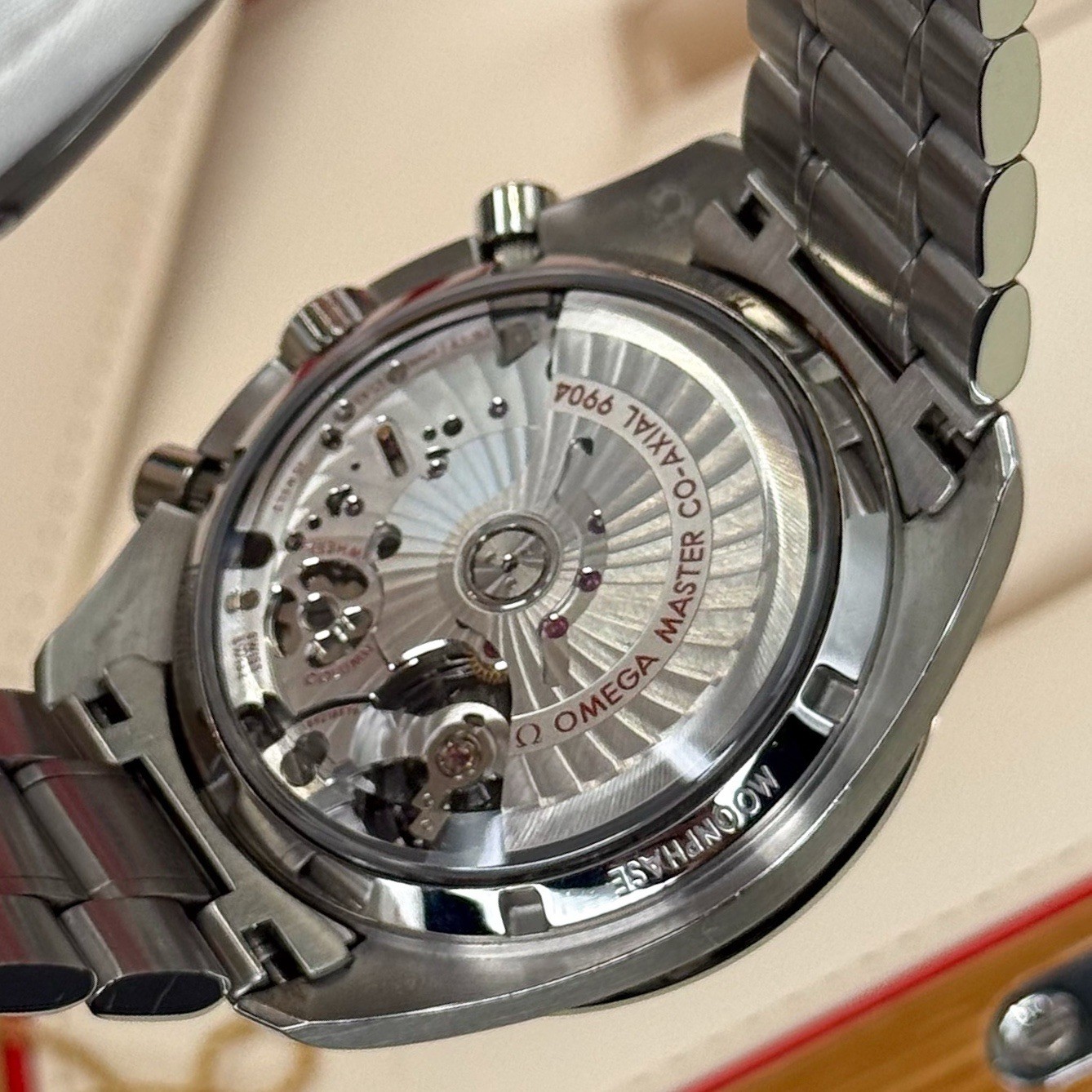 OMEGA Speedmaster Blue Dial Moonphase On Factory Bracelet 304.33.44.52.03.001 - Image 13
