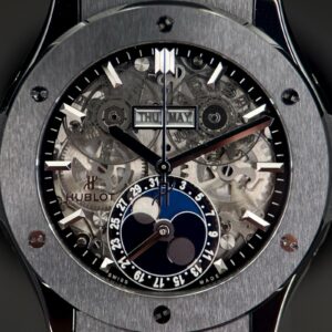 Hublot Classic Fusion Aerofusion Black Ceramic Skeletonized Watch 517.CX.0170.LR