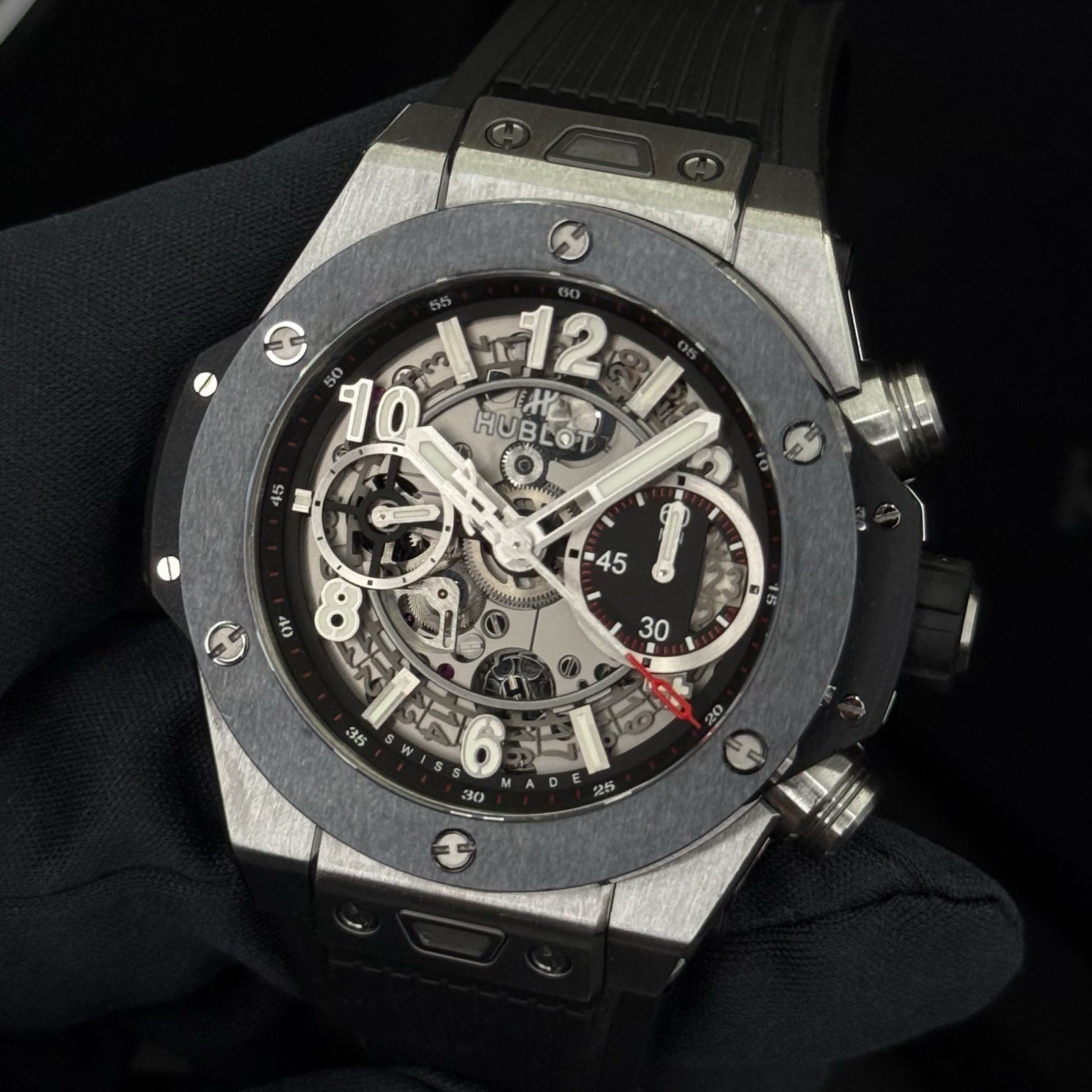Hublot Big Bang Unico Titanium Ceramic 42mm Men's Watch - 441.NM.1170.RX